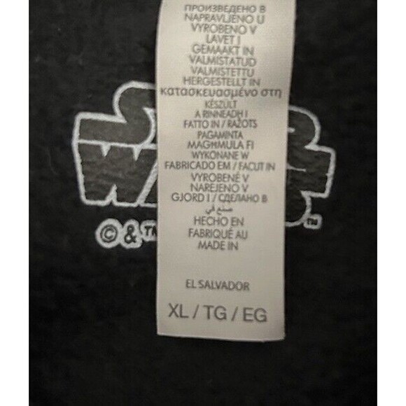 Star Wars Men's XL Visions Darth Vader Samurai Black Hoodie Polyester/Cotton - Picture 9 of 9